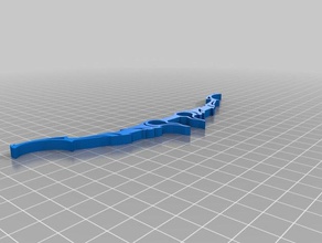 zeldas arco adereços 3d print model - Mito3D