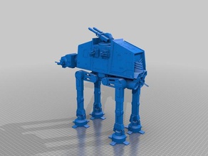 at-at de artilharia walker brinquedos jogos estrela star wars 3d print model - Mito3D