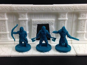 viking warband part 1 18mm scale toy game accessories barbarian fantasy fighter gaming ill gotten games miniature multiverse pocket tactics rpg scifi strategy tabletop wargame wargaming warrior wayfarer 3d print model - Mito3D