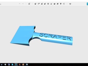item removerscraper hand tools 3d print model - Mito3D
