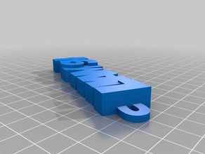mi personalizados iamburnystext liam94 organización 3d print model - Mito3D