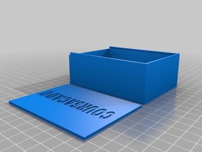 coursacado mtg dek vak 3d het afdrukken magic gathering 3d print model - Mito3D