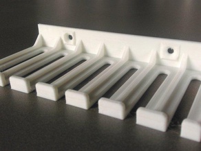 6mm soporte de cable agujeros los tornillos otros la electrónica lab oficina 3d print model - Mito3D