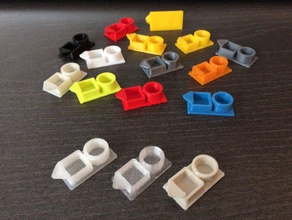 gemakkelijk materiaal-instellingen kalibratie stuk 3d het afdrukken tests filament 3d print model - Mito3D