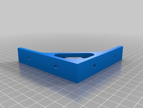 shelf bracket 100mm right angle organization 3d print model - Mito3D