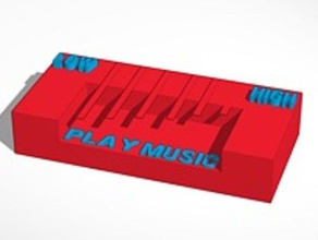 music box audio tinkercad 3d print model - Mito3D