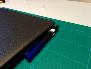 surface pro 3 pen holder usb port tablet 3d print model - Mito3D