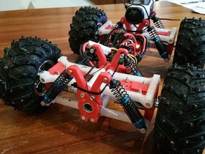 yol 4 çekerli 6wd rc arabadan mekanik oyuncaklar arabalar skid yönlendirmek 3d print model - Mito3D