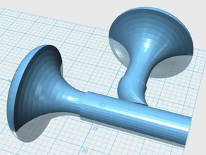 çalçene 3d baskı boynuz makeitloud megafon trompet 3d print model - Mito3D