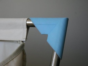 lavanderia ostacolare angolo staffa 3d la stampa parte di ricambio 3d print model - Mito3D