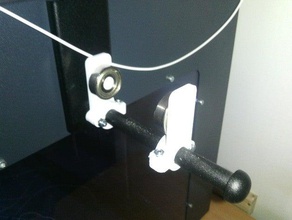 craftbot filament roller 3d de printer accessoires peiling 3d print model - Mito3D
