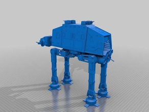 aangepaste at-at walker speelgoed spelletjes ster star wars 3d print model - Mito3D
