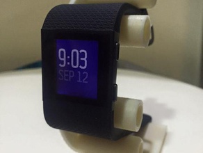 watch display holder fitbit surge office stand 3d print model - Mito3D