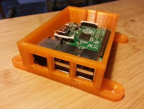 raspberry pi 2b+ case different lids configurations electronics raspicam 3d print model - Mito3D