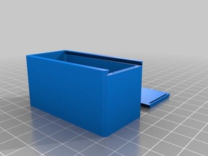 mijn maat gemaakte doos glijden top containers 3d print model - Mito3D