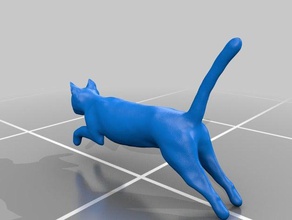 salto del gato a los animales en la licuadora saltar modelo 3d print model - Mito3D