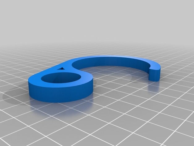 tubo gancio organizzazione 3D print model - Mito3D