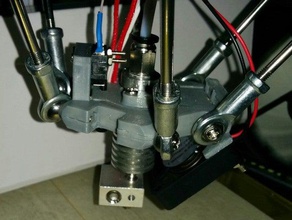 kossel effector nozzle-z-probe 3d printer parts autolevel e3d 3d print model - Mito3D