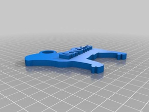 pug munchie Anahtarlık özelleştirilmiş 3d print model - Mito3D