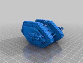 15mm remezclada land raider hobby gruntz wargames 3d print model - Mito3D