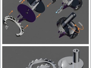 too simple low res gate valve liquids stuff parts 3d print model - Mito3D