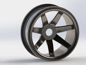 18 scale nitro d'une roue de voiture rc des véhicules abs pla pneu 3d print model - Mito3D