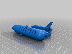 fusée coup de sifflet modules jeux makeitloud son 3d print model - Mito3D