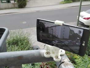 lg mini g4 magnético smartphone de montaje móvil soporte pie 3d print model - Mito3D