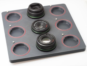 lente de rack con montura k pentax cámara 3d print model - Mito3D