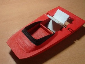 ventos barco de borracha da banda construção brinquedos bote juguetes lancha 3d print model - Mito3D