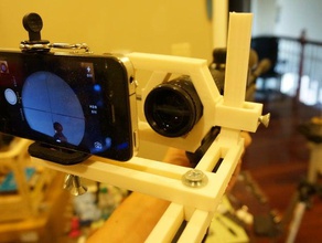 gun scope camera mount 3d print model - Mito3D