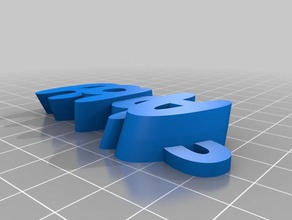 abby keyfob organisatie maat 3d print model - Mito3D