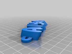 aaliyah keyfob organization customized 3d print model - Mito3D