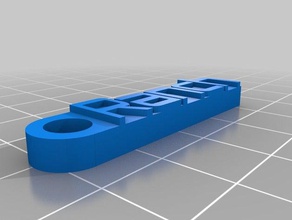 ranch keychain organization customized 3d print model - Mito3D