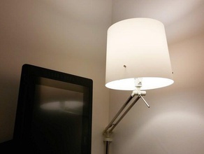 ikea samtid lamp corner mount office floor hack 3d print model - Mito3D
