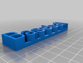 mijn aangepaste tekst opslag beelden 3d print model - Mito3D