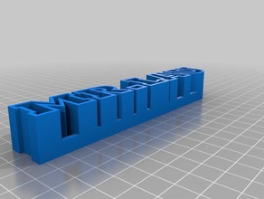 mi texto personalizado de almacenamiento señor lau esculturas 3d print model - Mito3D