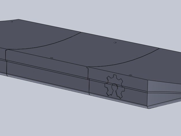 skateboard vesc geval de batterij houder diy elektrische 3D print model - Mito3D