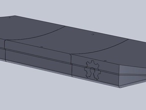 skate vesc caso suporte da bateria diy elétrico 3d print model - Mito3D