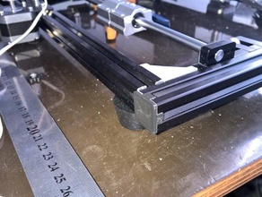 de aluminio 2020 20 mm perfil capcover 3d la impresora accesorios 20x20 extrusión 3d print model - Mito3D