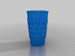 my customized custom sleeve coffee tea cups 2 kitchen dining 3d print model - Mito3D