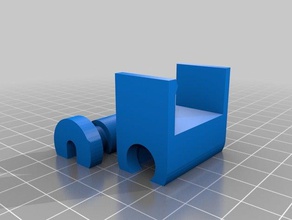 mijn maat geborgde aanpasbaar-kabel-houder computer 3d print model - Mito3D