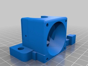 cuerpo para jonas estrusor+40mm ventilador servo autolevel+ capa 3d a impressora os acessórios estrusor gostoso no final fan de 40mm 3d print model - Mito3D
