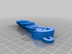 mijn maat iamburnystext naam sleutelring keyfob organisatie 3d print model - Mito3D