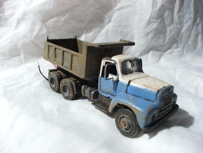 1954 internacional de dump truck vehículos Calibre 0 3d print model - Mito3D
