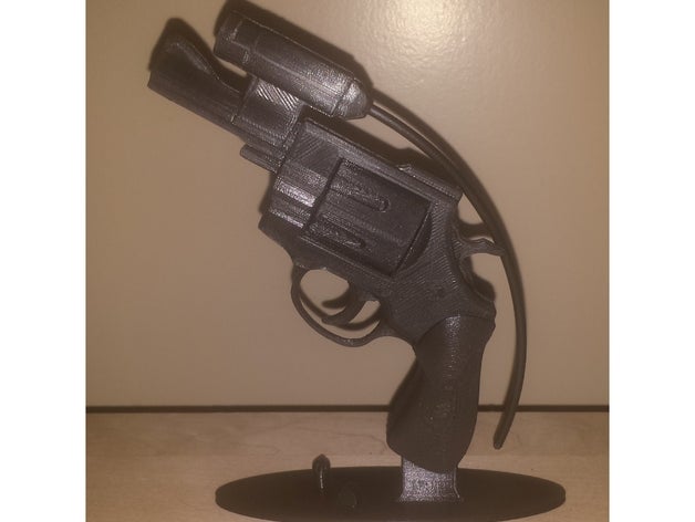 revolver heykel başlayan atletizm heykeller arminius atletiek kartuş silah knall tabanca spor sprint marş parça 3D print model - Mito3D