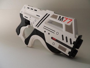 m-77 paladin props cosplay - effect gun massa masseffect mass pistool 3d print model - Mito3D