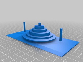 hanoi kuleleri 1 3 d baskı 3d print model - Mito3D