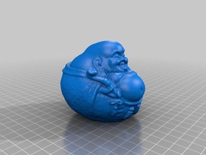 round buddha sculptures buddist decroation household zen 3d print model - Mito3D