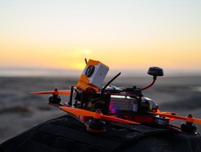yi camera angled mount drone gopro mini quadcopter 3d print model - Mito3D